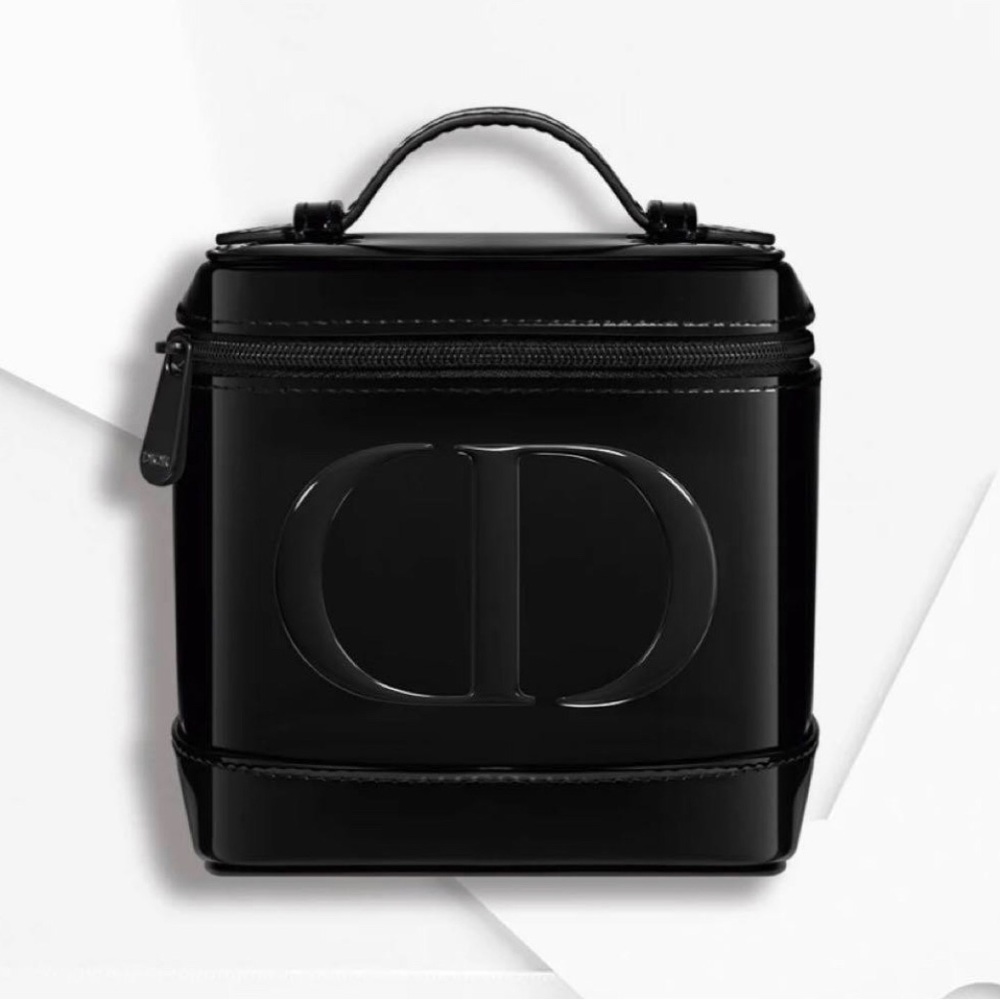 Dior Beauty Black Embossed CD Vanity Case